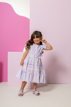 Vestido Laura (Listras Candy) - comprar online