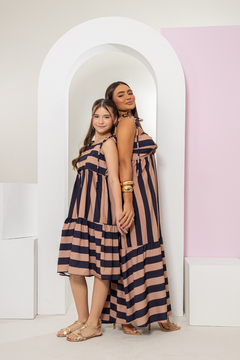 Vestido MÃE Bianca (Listras) - loja online