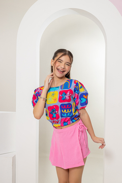 Combinadinho Kelly (Stitch Colors) - Marias - MODA PARA MENINAS