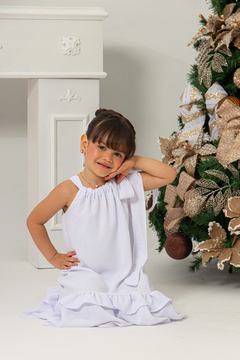 Vestido Catarina (Branco) Forrado - comprar online