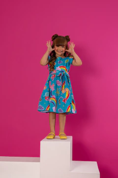 Imagem do Vestido Laura (Arco íris Azul)