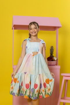 Vestido beatriz floral na internet