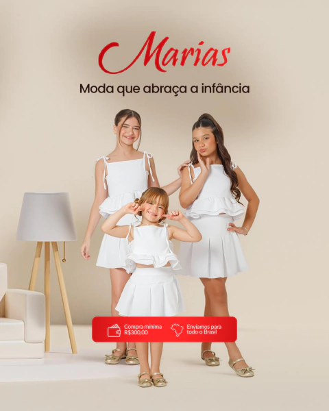 Imagem do banner rotativo Marias - MODA PARA MENINAS