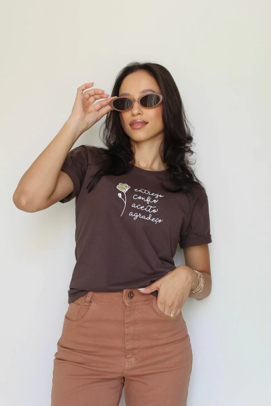 T-shirt - Confio Agradeço