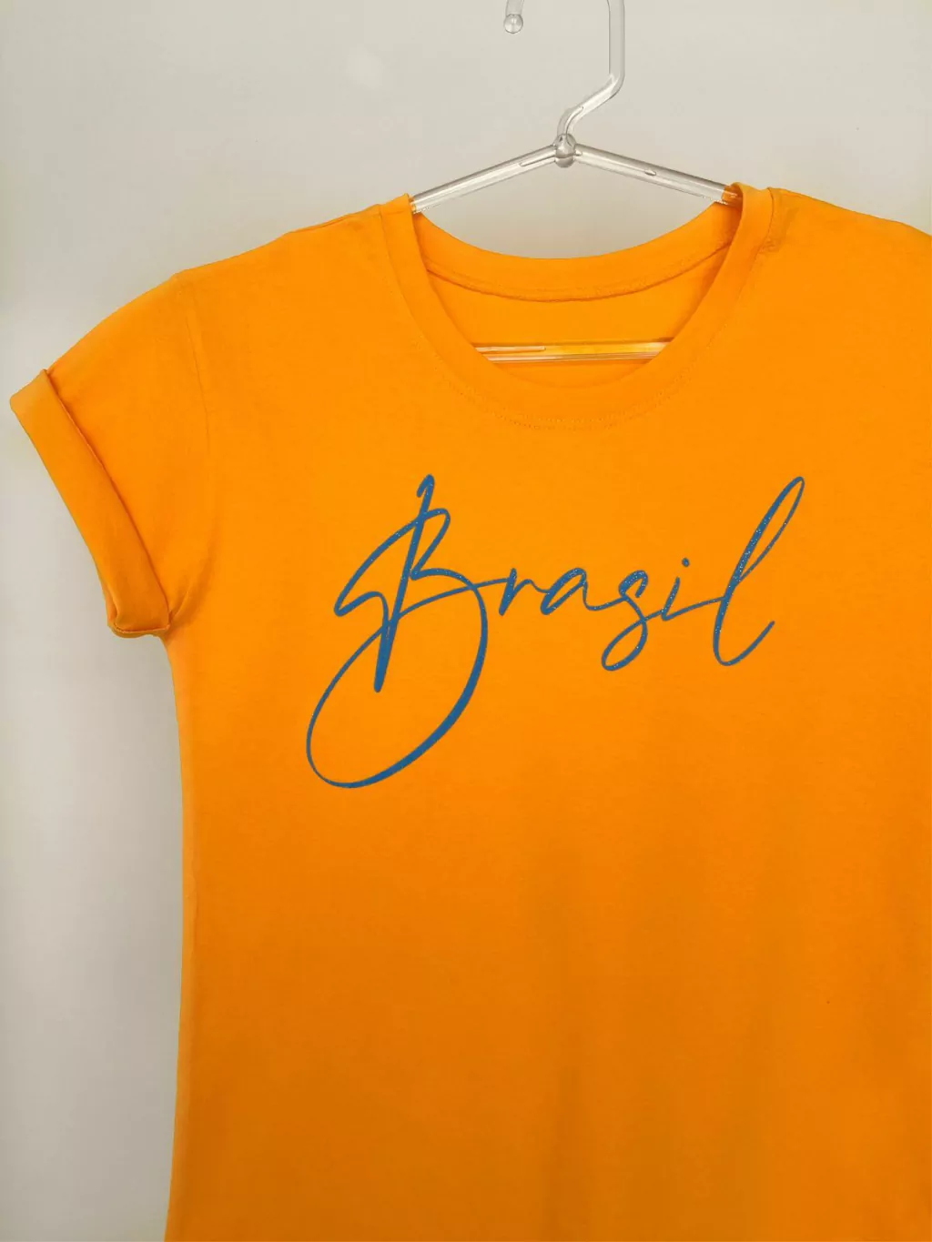 T-Shirt - Brasil (alto relevo azul)