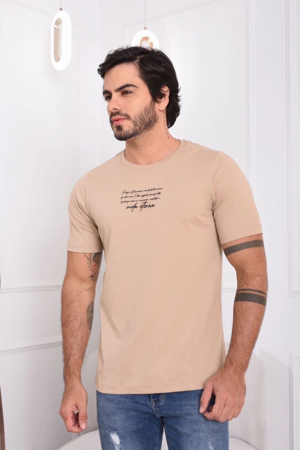 Camiseta Masculina - Vida Eterna