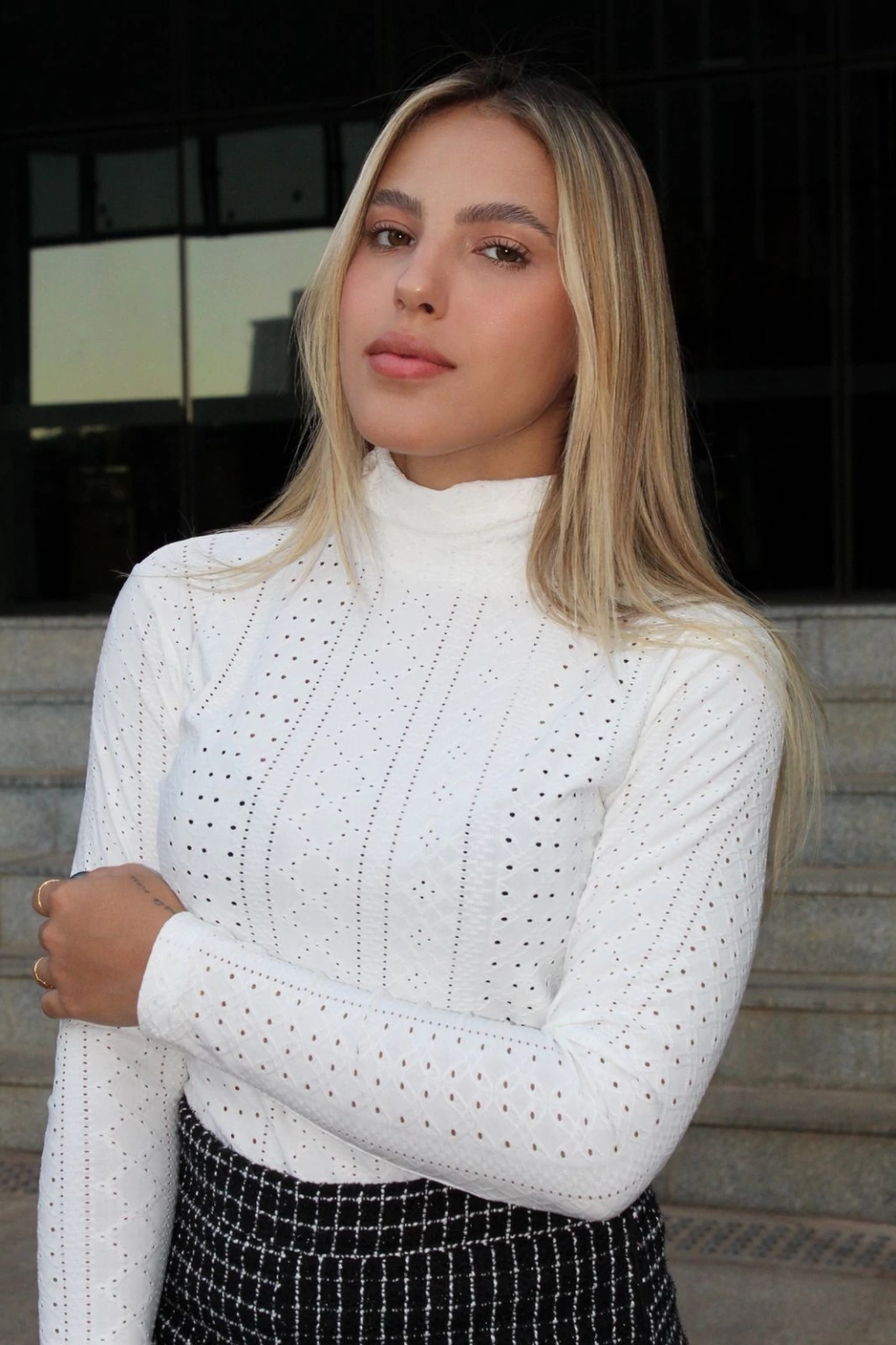 BLUSA CACHARREL - LAISE DE MALHA