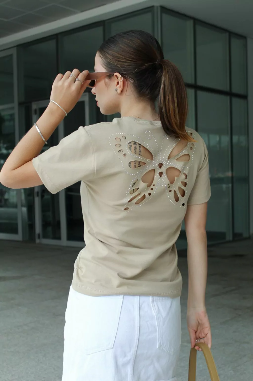 T-shirt - Butterfly (Nude)