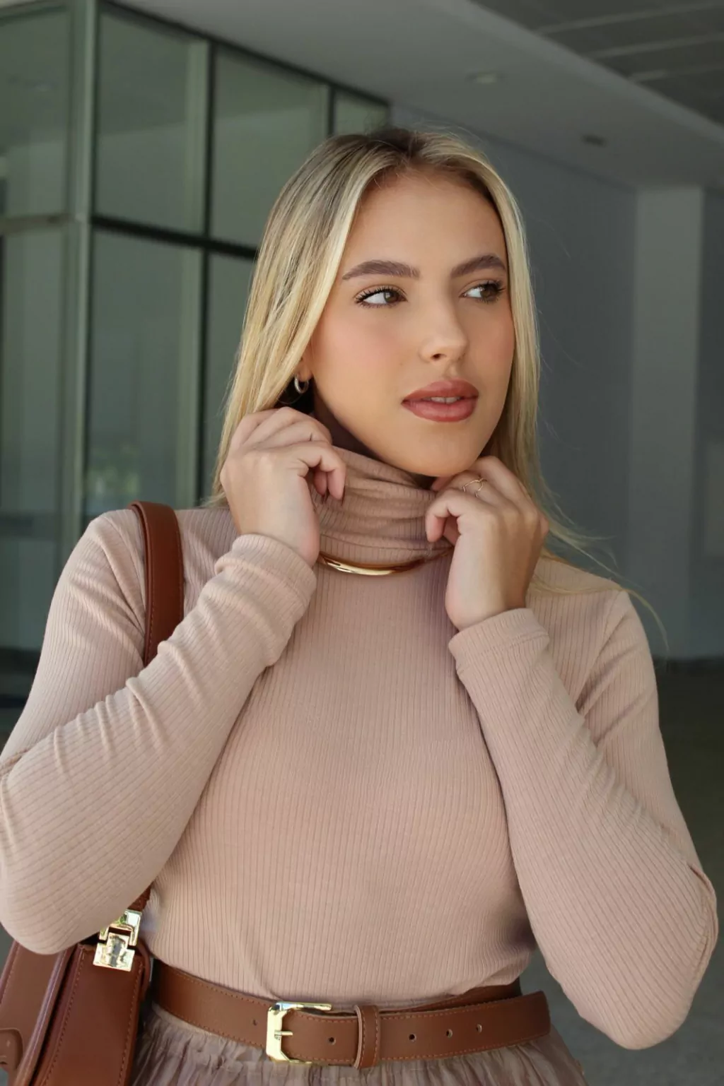 BLUSA CACHARREL BECCA (NUDE)