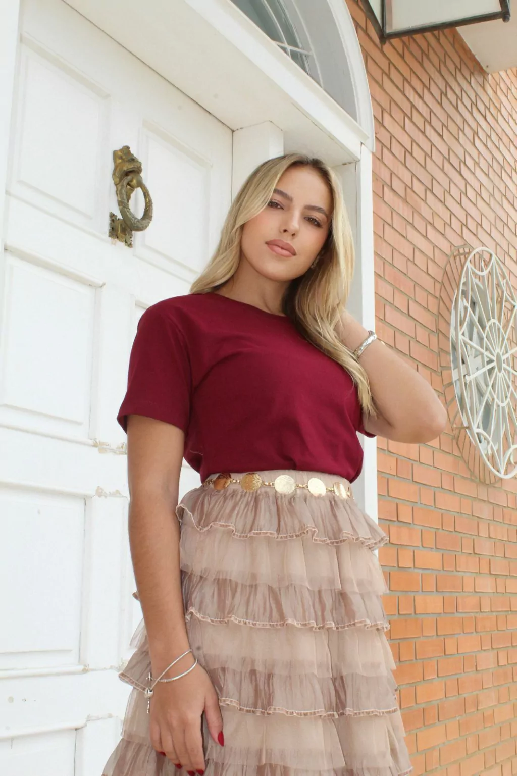 T-shirt Basic (Marsala)