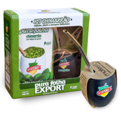 Caixa 4 Kit Chimarrão Pura Folha Export - Erva-Mate, Cuia Matesito e Bomba Bocal de Ouro - Rápido, Fácil e Sempre Delicioso -  Faça um bom chimarrão! | Erva-Mate Portão
