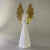 Anjo Decorativo Branco com Asa Dourada 30 cm