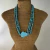 Colar Turquesa Pedras e Sementes - comprar online