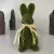 Coelho em Pé de Musgo Verde 24 cm