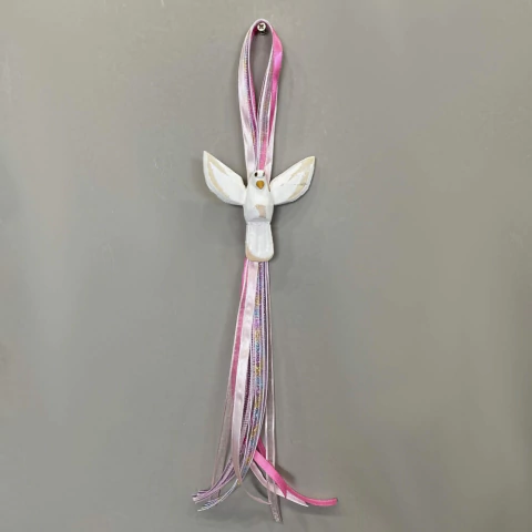 Medalhão de Berço Cor-de-Rosa