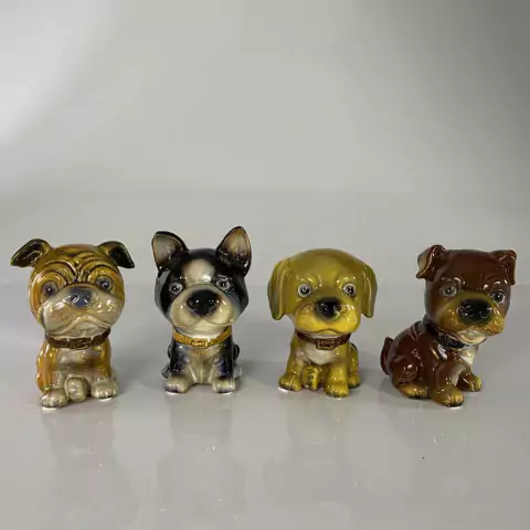 Cachorro de Porcelana Unidade 12 cm