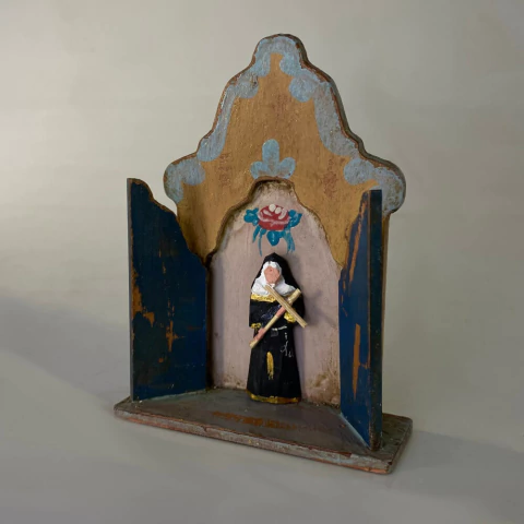 Mini Capelinha de Santa Rita 10 cm