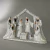 Presépio Branco Contemporâneo em Resina 20 x 14 cm - comprar online