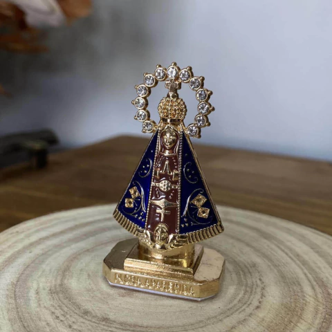 Miniatura de Nossa Senhora Aparecida de Metal 5,5 cm
