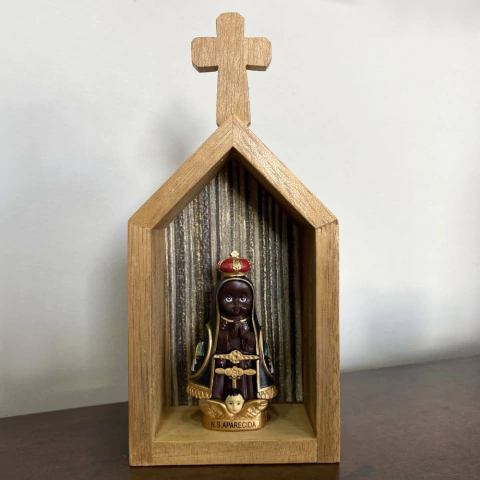 Aparecida Infantil com Capelinha 19 cm