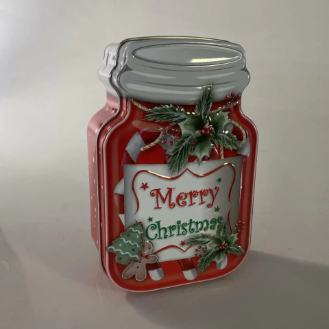 lata para biscoitos de natal