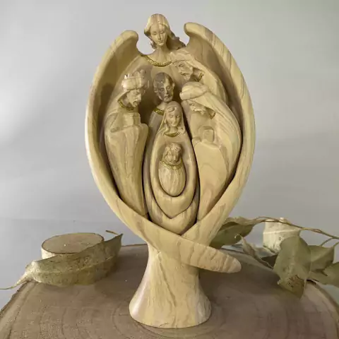 Presépio Estilizado Resina 21 cm