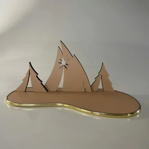 bandeja para presepio