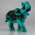 elefante decorativo azul turquesa