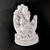 ganesha em mão de buda em pó de mármore