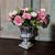 vasos prata cor de rosa
