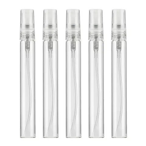 Perfumero de Vidrio 12ml con Atomizador - Frasco Recargable para Decants, Muestras y Sampling