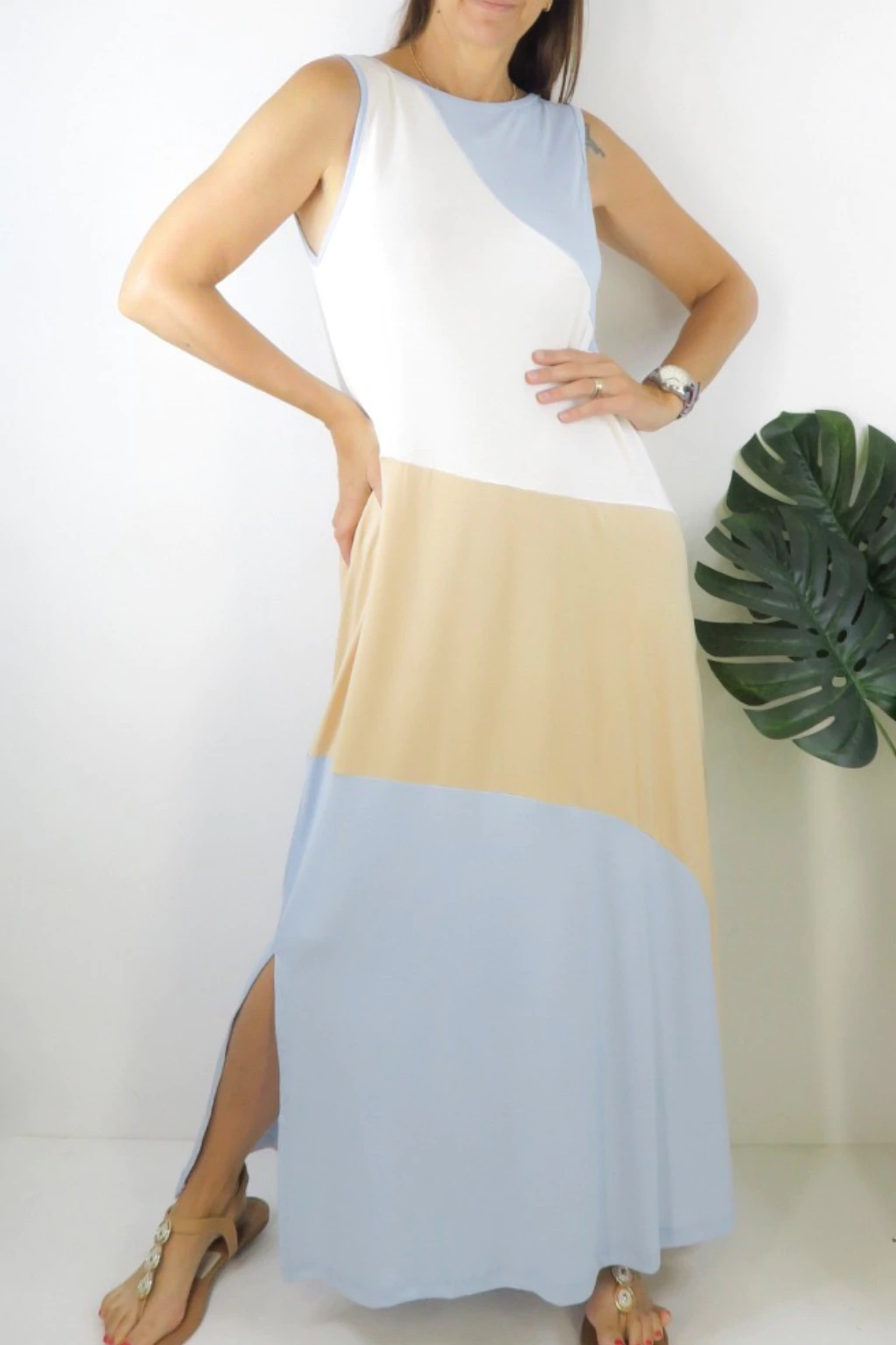 Vestido Ice cream celeste