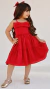 Vestido Vermelho Infantil de Menina | Juliete Miss Li [P.E] na internet
