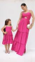 Vestidos Tal Mãe Tal Filha Selena Magenta - Miss Li • Moda Feminina • Tal Mãe Tal Filha