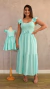 Vestidos tal mãe tal filha Monique verde água - Miss Li • Moda Feminina • Tal Mãe Tal Filha