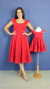 Kit de Vestidos Débora Vermelho Adulto e Infantil - Miss Li • Moda Feminina • Tal Mãe Tal Filha