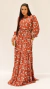 Imagem do Vestidos Tal Mãe Tal Filha Melinda Marrom Florido