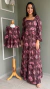 Vestidos Tal Mãe Tal Filha Isis Floral Café - loja online