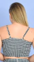 Conjunto Fiorela Xadrez Preto - Miss Li • Moda Feminina • Tal Mãe Tal Filha