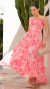 Vestido adulto Maya Jardim Vibrante [P.E]
