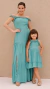 Vestidos Tal Mãe Tal Filha Marcela e Mirian Verde