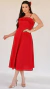 Vestido Midi Adulto Vermelho | Juju Miss LI [P.E] - Miss Li • Moda Feminina • Tal Mãe Tal Filha