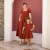 Vestidos Tal Mãe Tal Filha Adel e Adelia Chocolate
