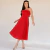 Vestido Midi Adulto Vermelho | Juju Miss LI