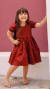 Vestido infantil Adelia Chocolate na internet