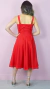 Imagem do Kit de Vestidos Adulto Livia Vermelho e infantil Dani Vermelho
