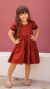 Vestidos Tal Mãe Tal Filha Adel e Adelia Chocolate