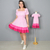Kit Vestidos Lilian Rosa e Marisa Infantil