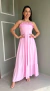 Vestidos Tal Mãe Tal Filha Maya e Manu rosa bebê