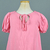Kit de vestidos Beatriz Coral adulto e infantil [P.E]